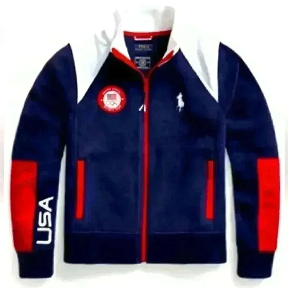 Nwt Polo Ralph Lauren Official Outfitters U.S. Olympic Team Women’s Jacket Sz L